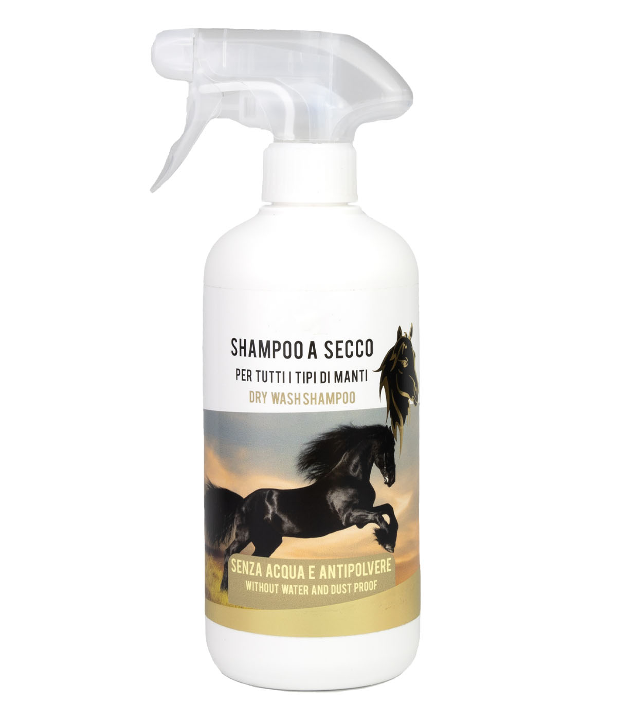 Shampoo detergente a secco cavalli