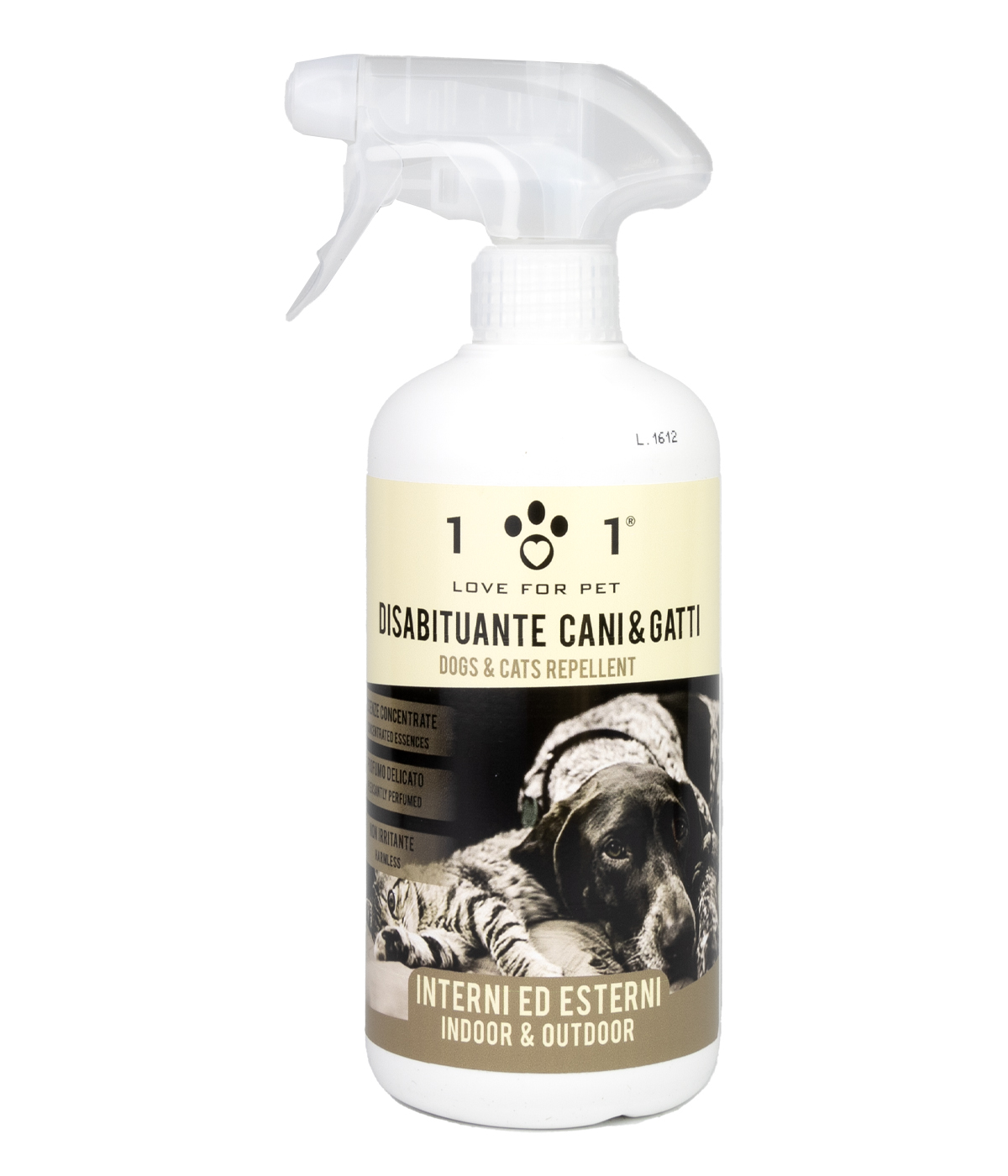 Spray repellente disabituante per cani e gatti